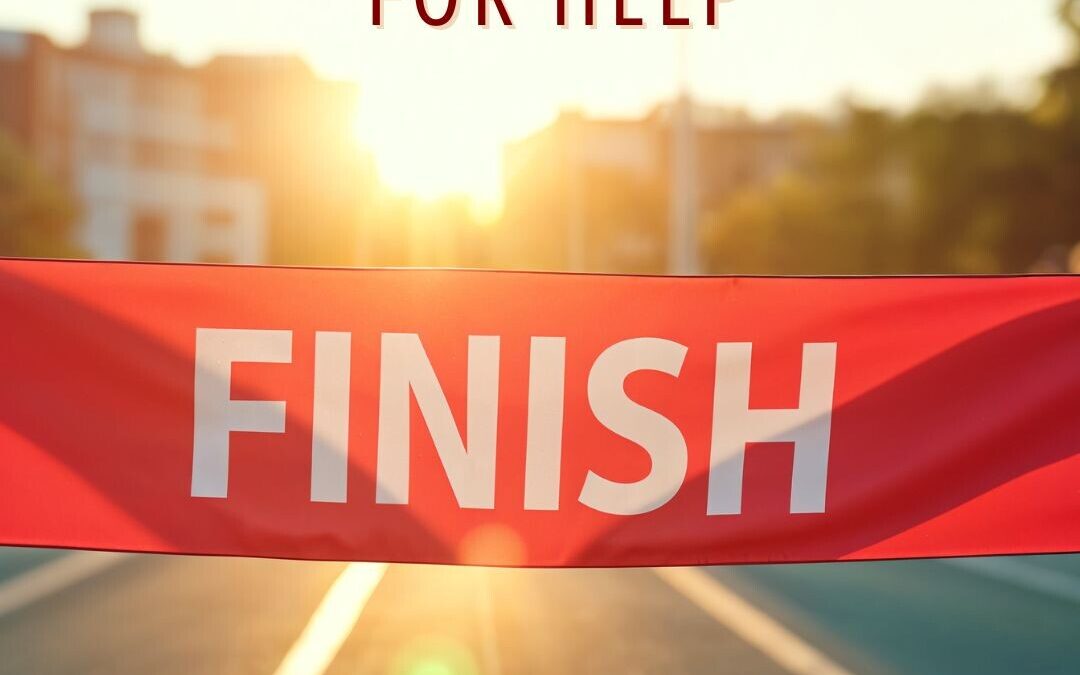 Become a ‘finisher’: ask for help!
